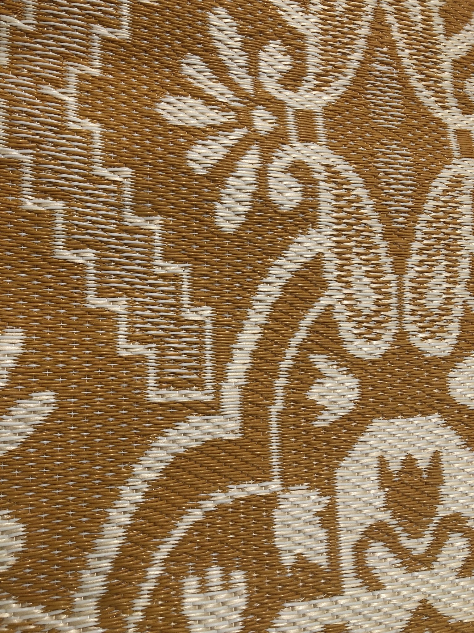 Wonder Rugs Grosser Outdoor-Teppich in Braun