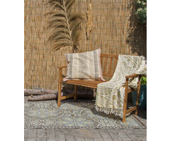 Wonder Rugs Brauner Taupe Orientalischer Außenläufer