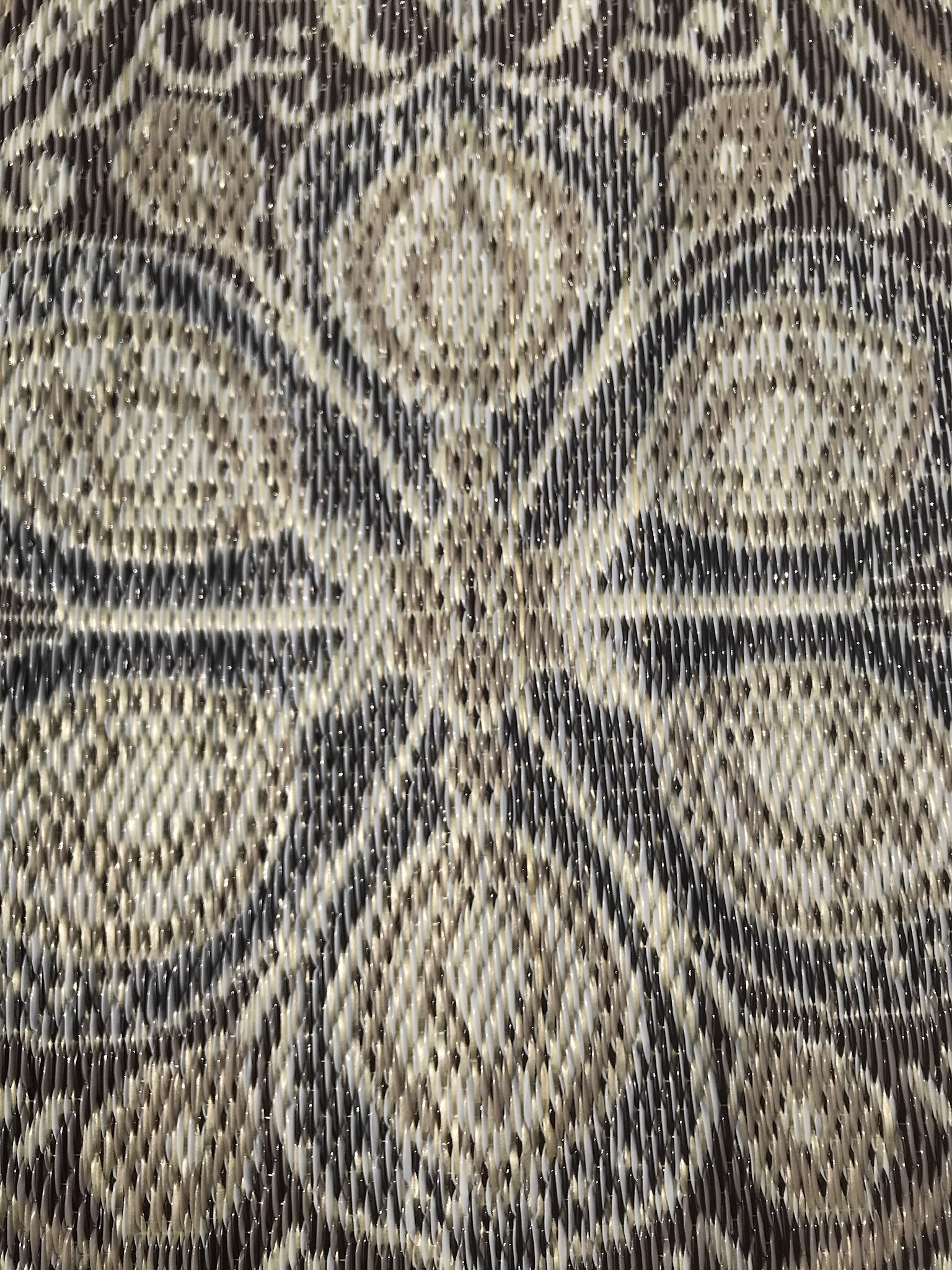 Wonder Rugs Brauner Taupe Orientalischer Außenläufer