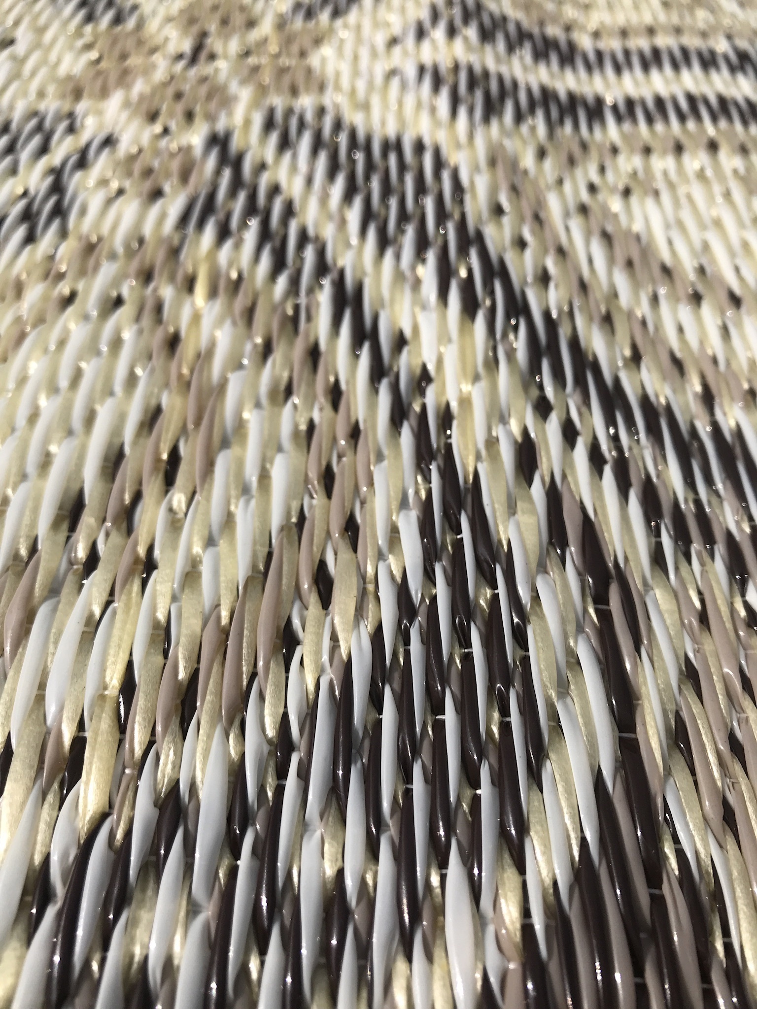 Wonder Rugs Brauner Taupe Orientalischer Außenläufer