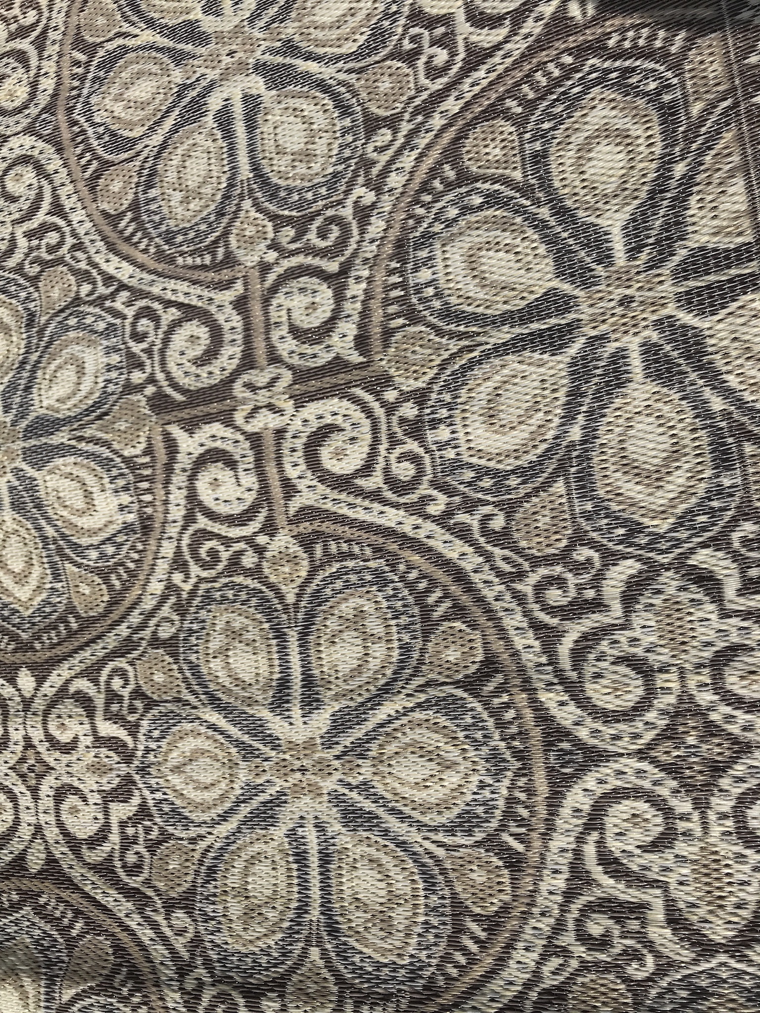 Wonder Rugs Brauner Taupe Orientalischer Außenläufer