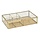 5-teilige Aufbewahrungsbox aus Messing und Glas