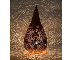 Orientalische Tischlampe Kupfer