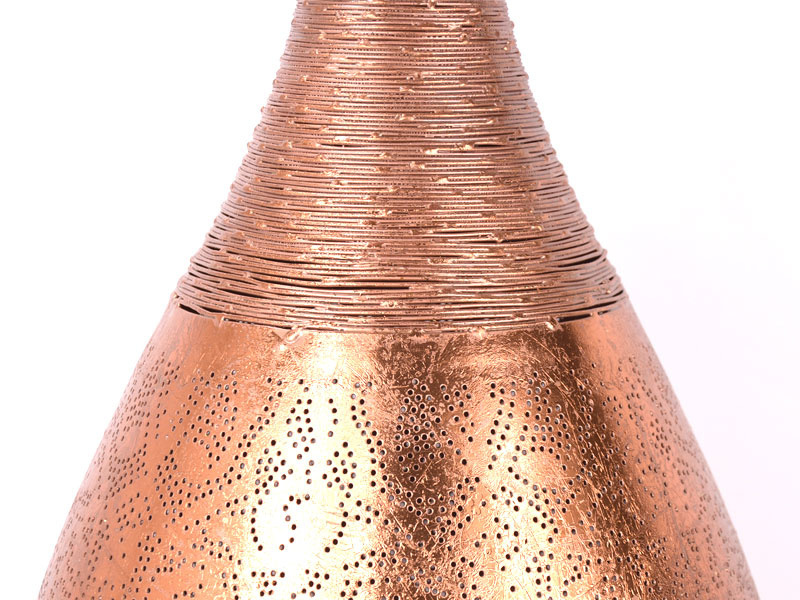 Orientalische Tischlampe Kupfer