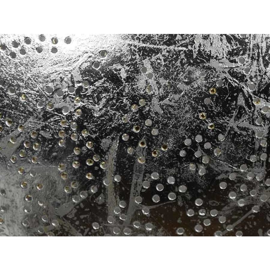 Silberne orientalische Tischlampe