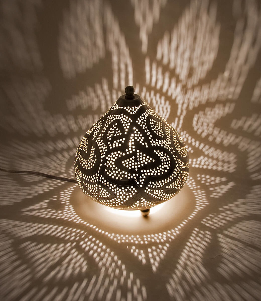 Kleine orientalische Tischlampe