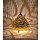 Goldene orientalische Tischlampe