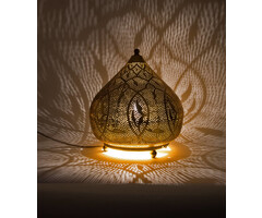 Marrakesch goldene Tischlampe