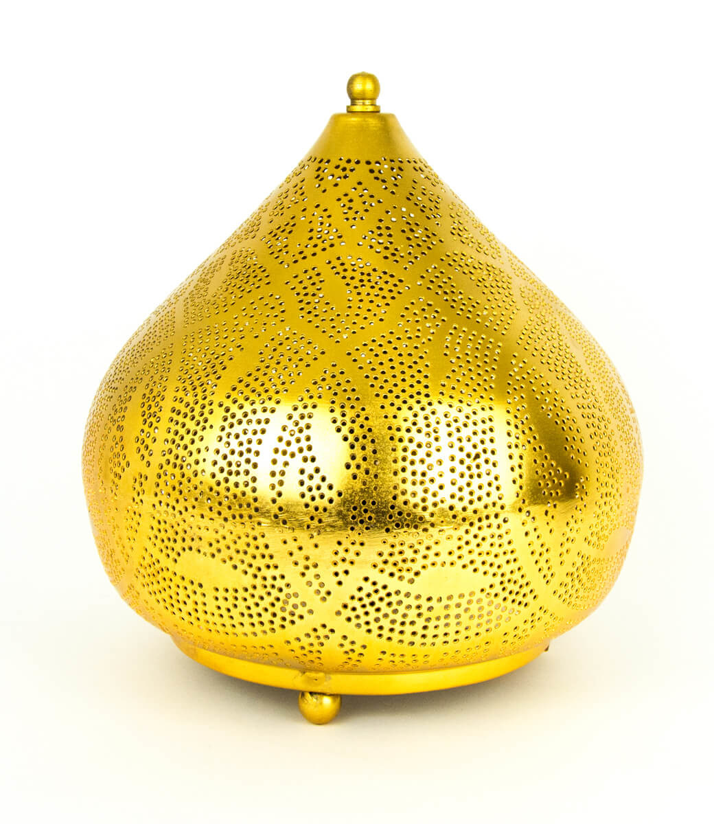 Marrakesch goldene Tischlampe