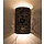Orientalische schwarze Wandlampe