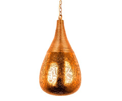 Kupferne Draht-Hängeleuchte