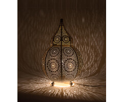 1001-Nacht-Tischlampe in Weiß