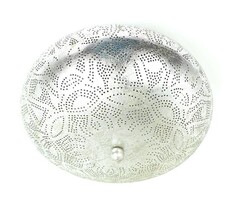 Deckenleuchte 50 cm Silber im Vintage-Stil