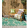 Grüner orientalischer outdoor teppich