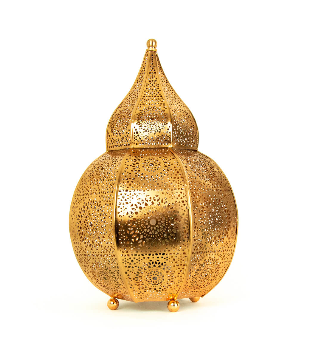 1001 Nacht Tischlampe in Kupfer