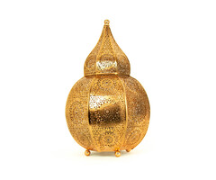 1001 Nacht Tischlampe in Kupfer