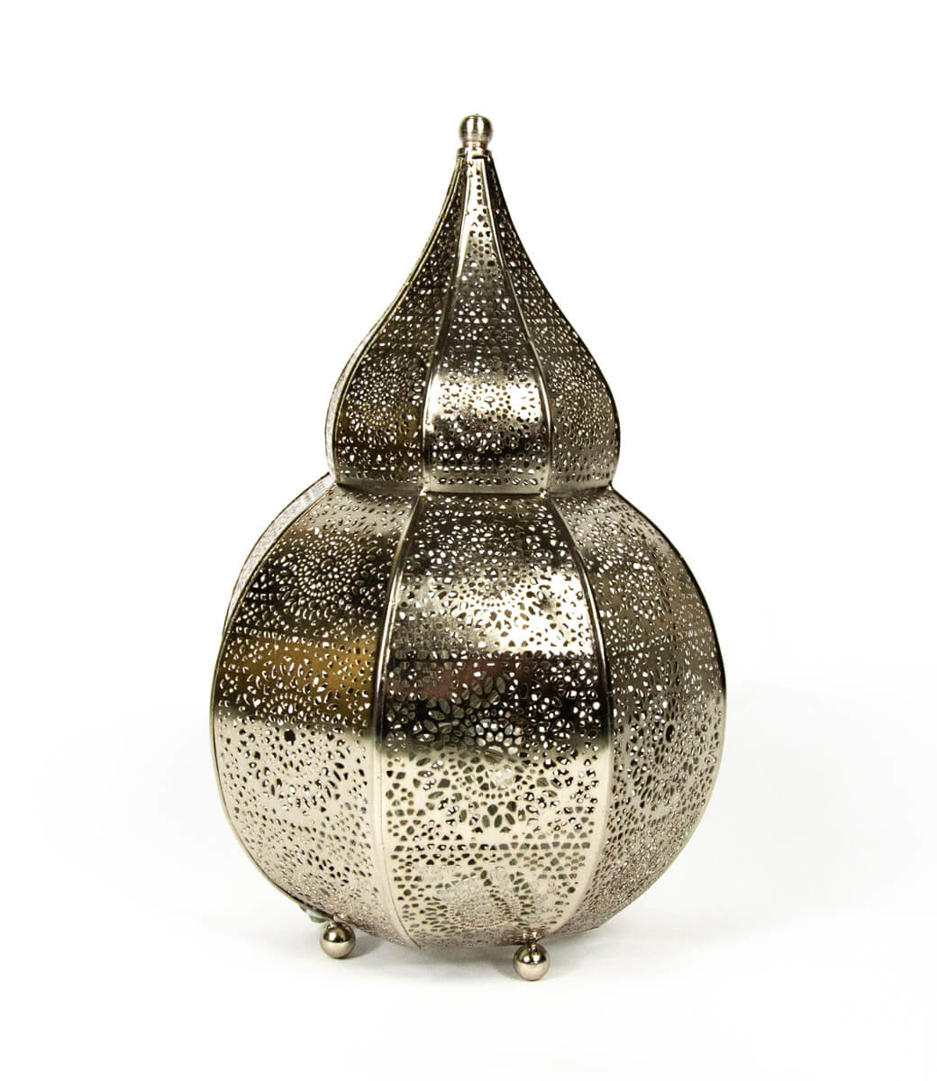 1001 Nacht Tischlampe in Silber