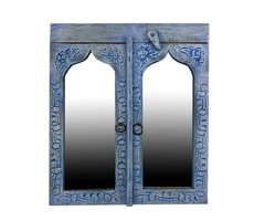 Orientalisches Badezimmerschränkchen Blau