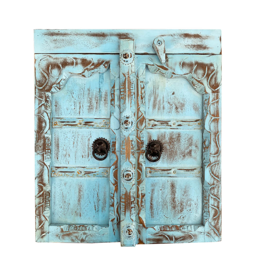 Badezimmer-Wandkästchen Blau