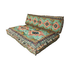 Pallettenkissen in Pastell Vintage