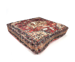 Matratzenkissen im roten Kelim-Design