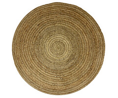 Runder Jute-Teppich in Naturfarben