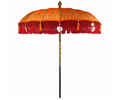 Balinesischer Sonnenschirm in Orange