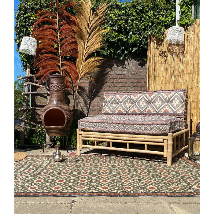 Orientalischer outdoor teppich aus PET-Material