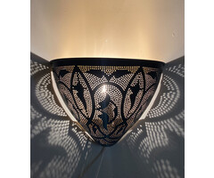 Orientalische Wandlampe mit Mondmotiv