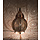 1001 schwarze goldene Tischlampe