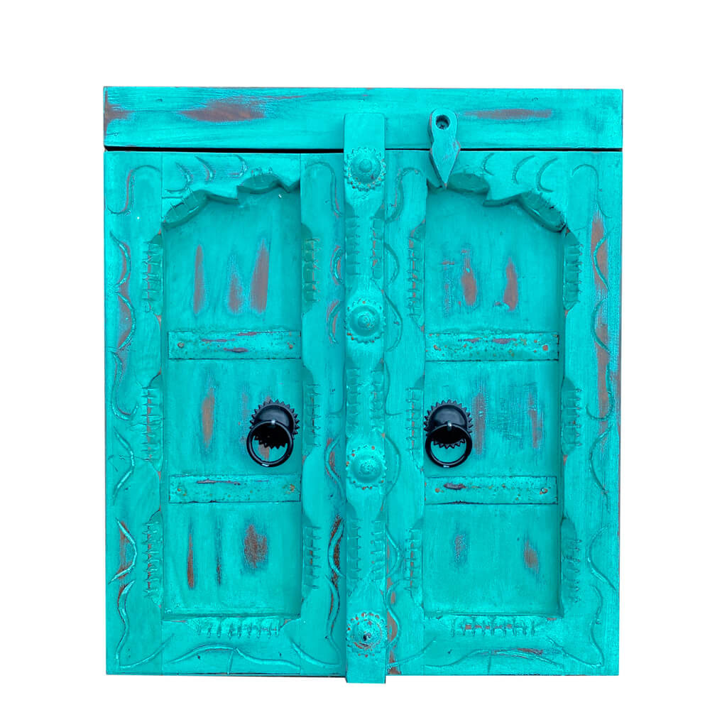 Badezimmerschränkchen Türkis