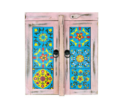 Fliesen-Wandkästchen Rosa