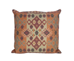 Orange Kelim Kissen