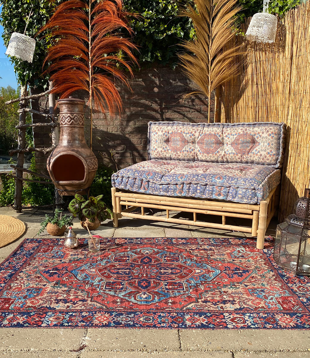 Wonder Rugs Roter outdoor teppich Jaan