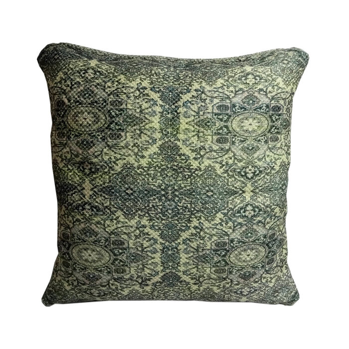 Wonder Rugs Grau Kelim Zierkissen