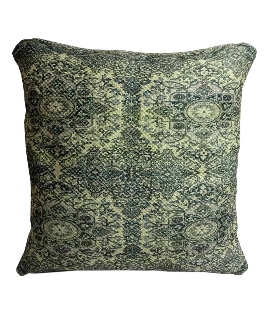 Wonder Rugs Grau Kelim Zierkissen