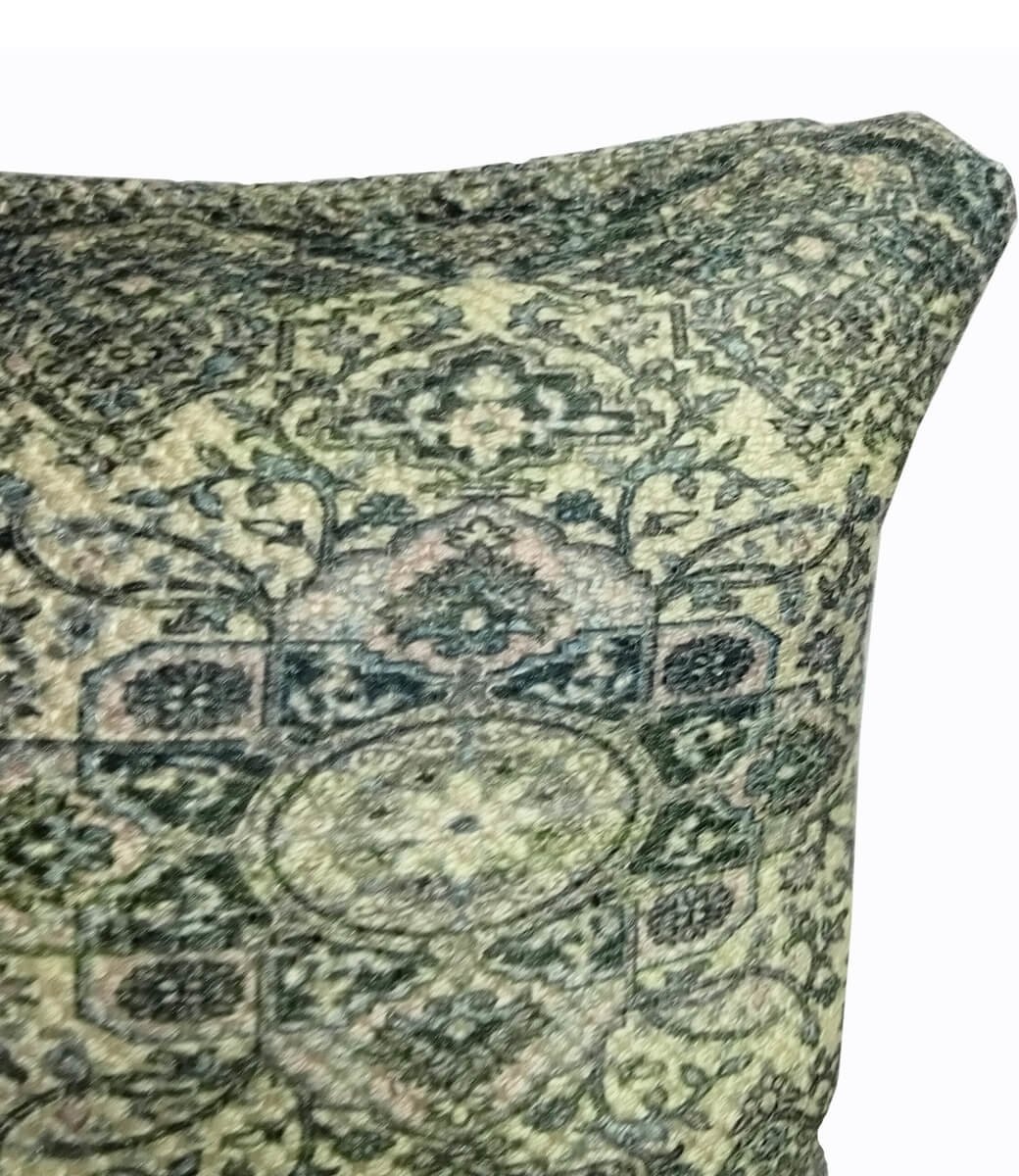 Wonder Rugs Grau Kelim Zierkissen