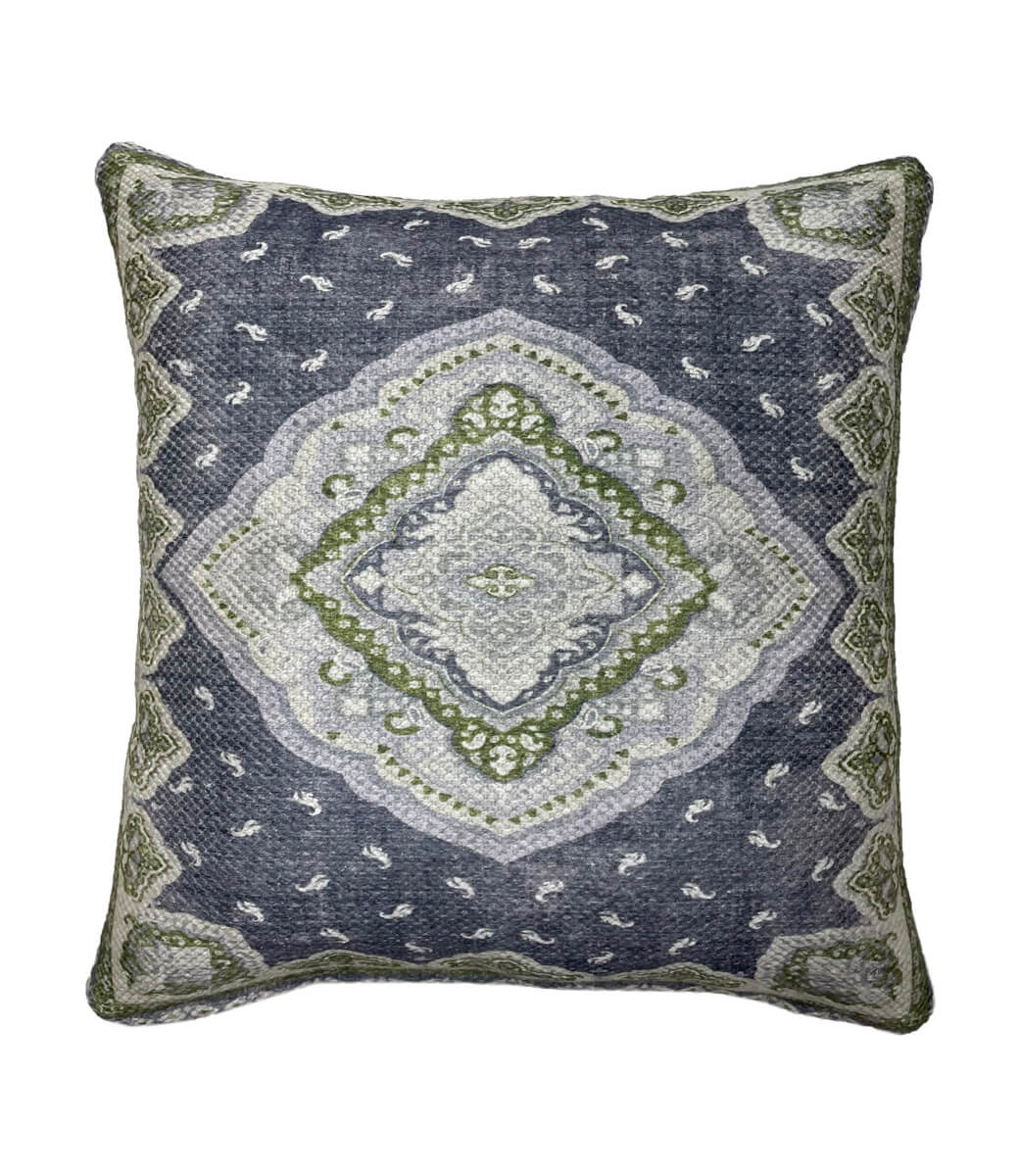 Wonder Rugs Kelim Kissen Grau