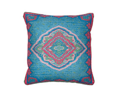 Wonder Rugs Kelim Kissen Mila Türkis