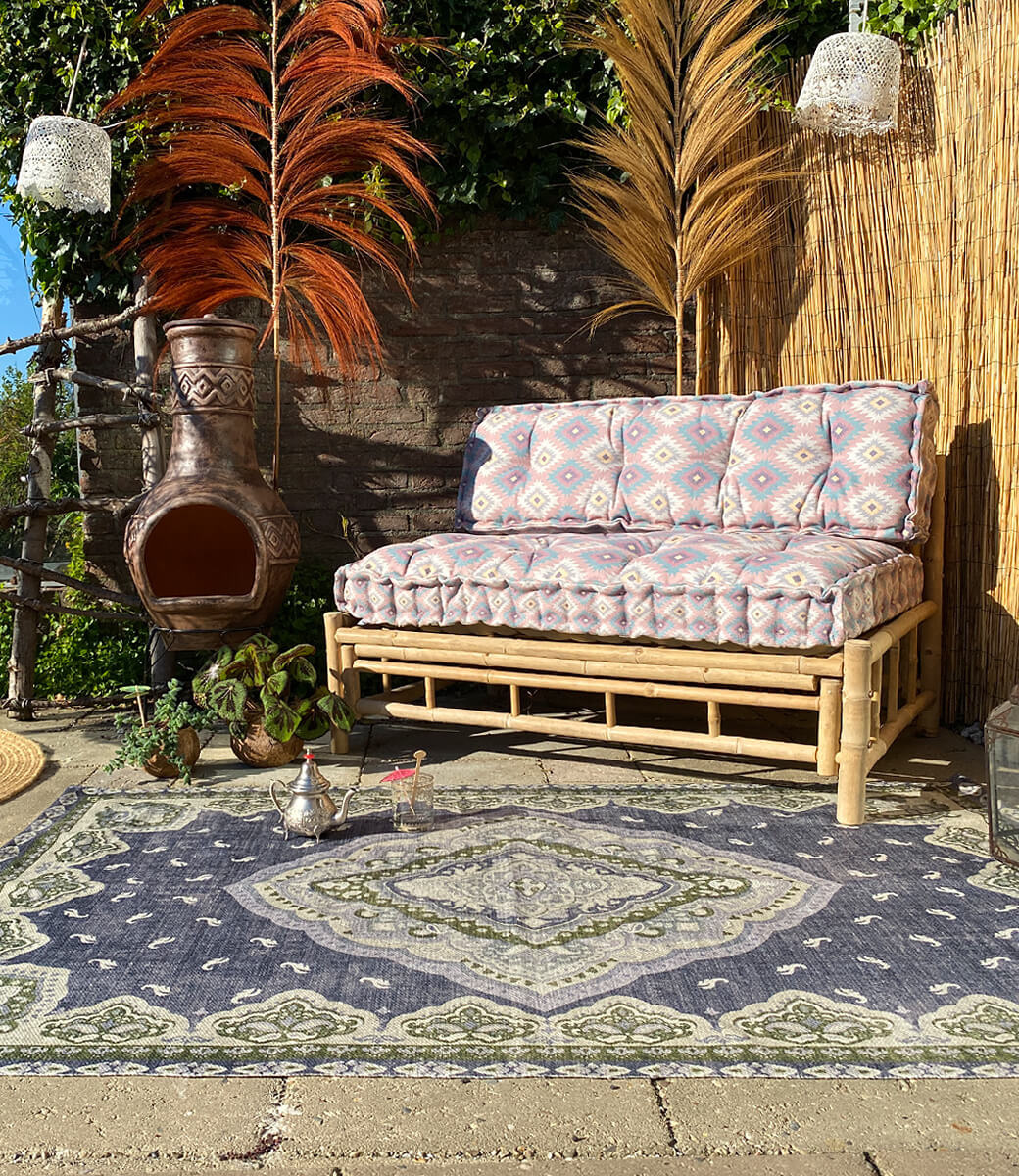 Wonder Rugs Outdoor Teppich Mila grau