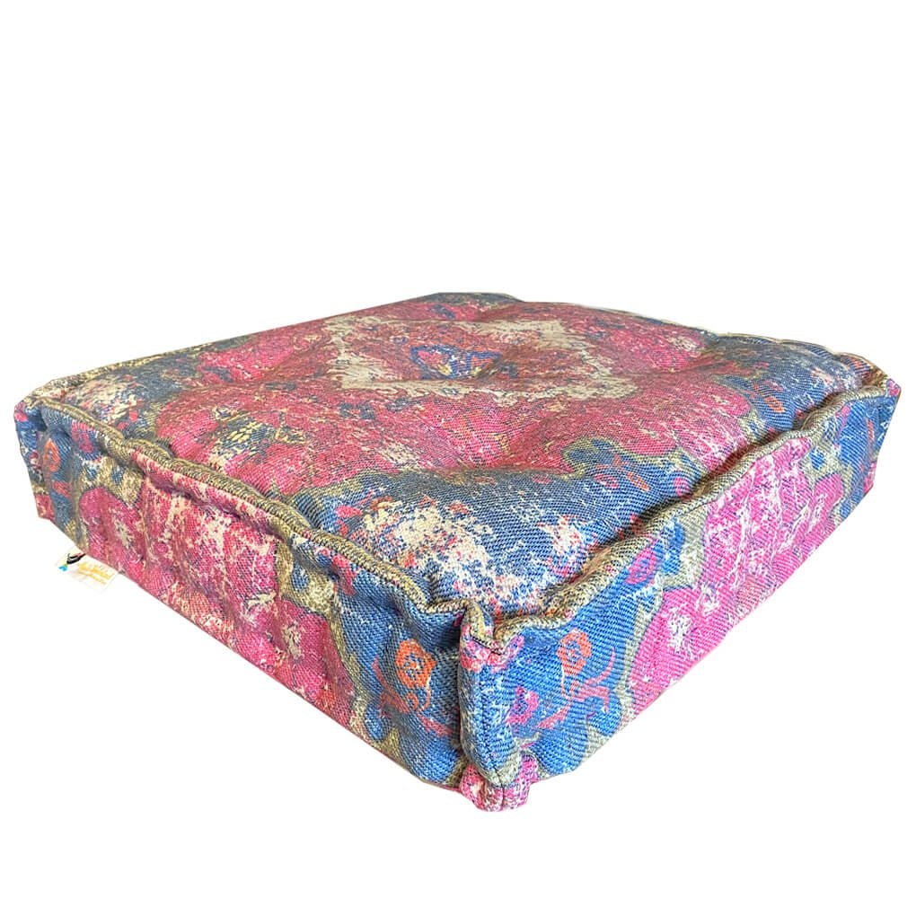 Matratzenkissen in Rosa und Blau