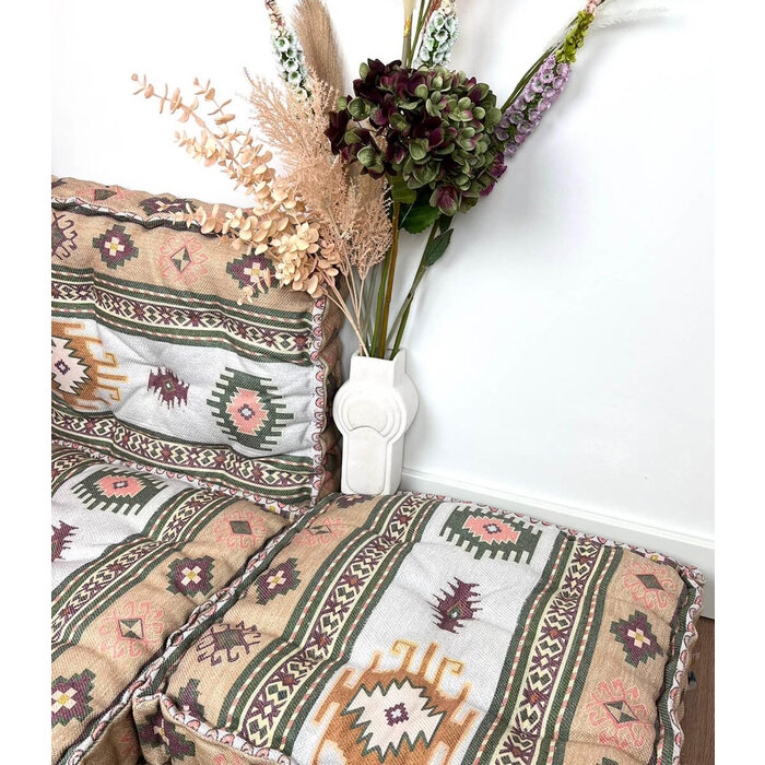 Matratzenkissen Beige Kelim