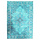 Outdoor teppich Ster in der Farbe Aqua