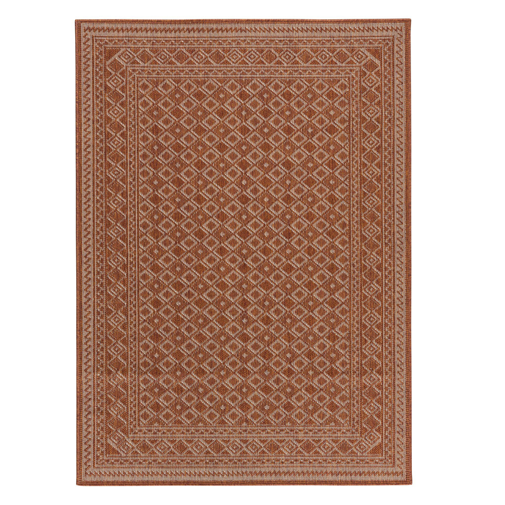Wonder Rugs Jute outdoor teppich in Terra