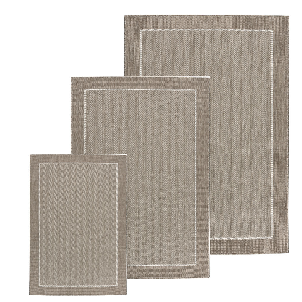 Wonder Rugs Jute outdoor teppich im Raw-Stil