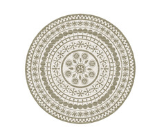 Wonder Rugs Runder outdoor teppich im Jute-Look