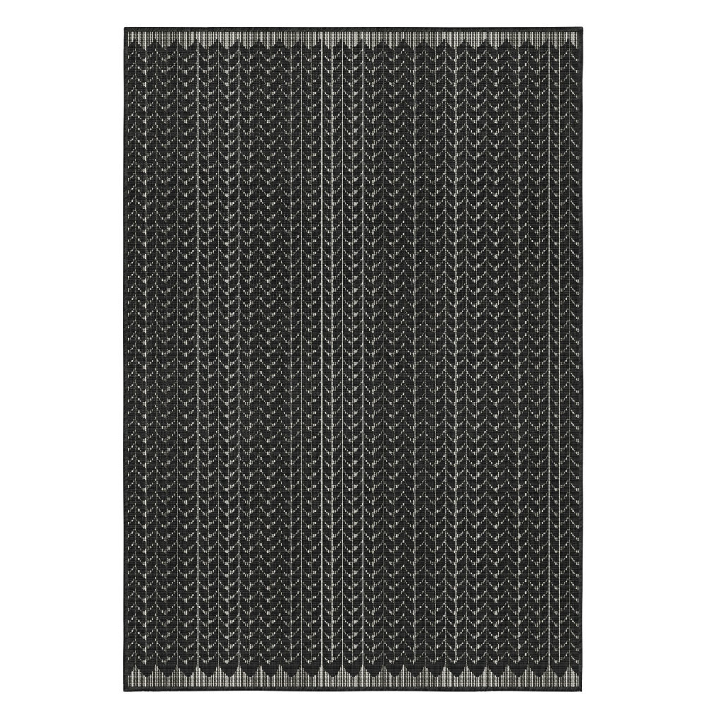 Wonder Rugs Jute outdoor teppich in Schwarz