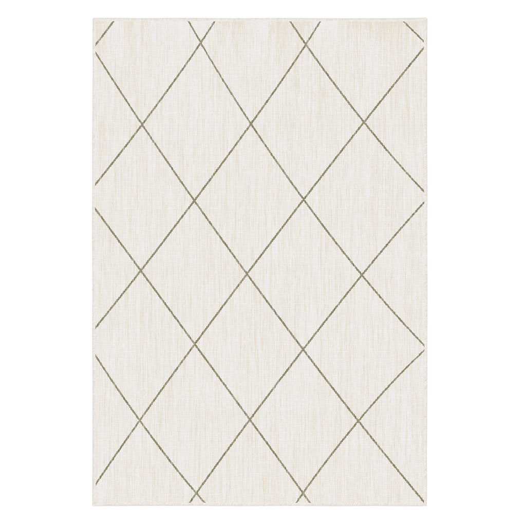 Wonder Rugs Jute Außenteppich creme.