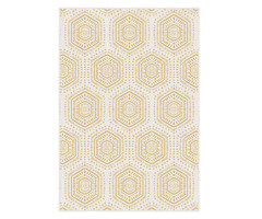 Wonder Rugs Jute Außenteppich in Ocker.