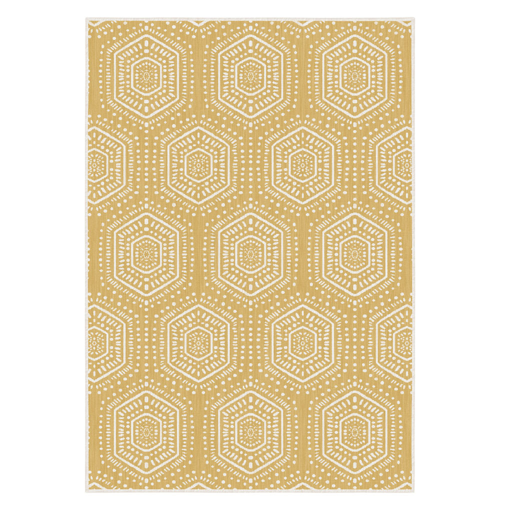 Wonder Rugs Gartenteppich in Ockergelb - Sonny
